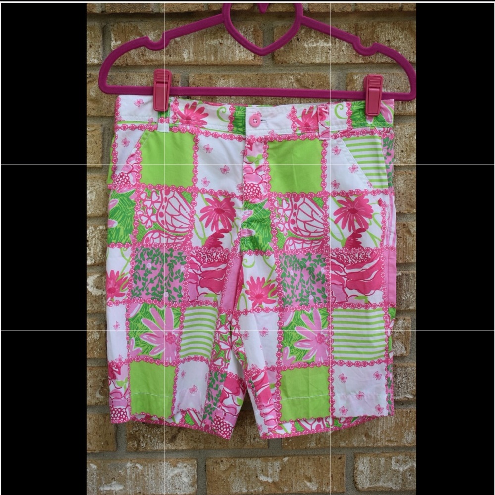 NWT Lilly Pulitzer Multi Patchtastic Shorts